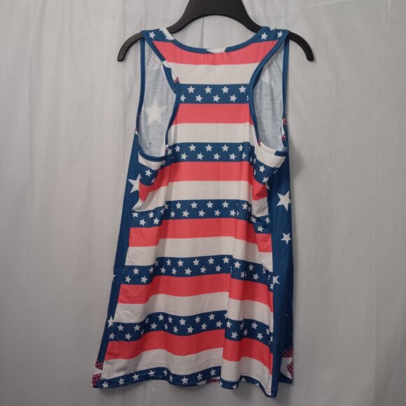 STARS AND STRIPES PATRIOTIC TANKTOP - Picture 8 of 13